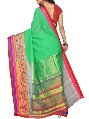 set of 2 zari bordered saree with blouse - 15484521 - Standard Image - 4