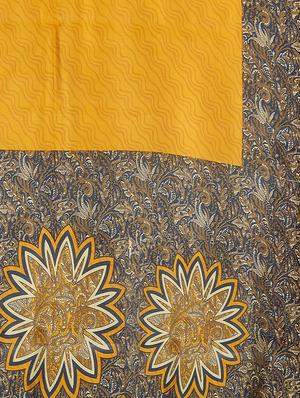 (set of 2) multicolor silk blend printed saree combo with blouse - 15484745 - Standard Image - 4