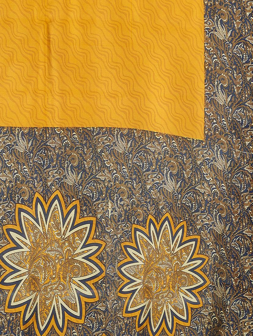 (set of 2) multicolor silk blend printed saree combo with blouse - 15484745 - Zoom Image - 4