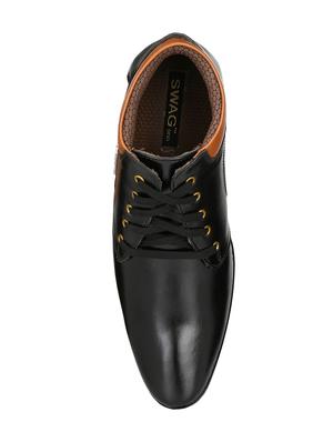 black leatherette low ankle boots - 15484943 - Standard Image - 4