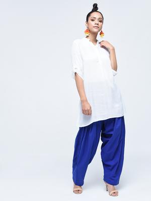 Solid regular salwar - 15485709 - Standard Image - 4