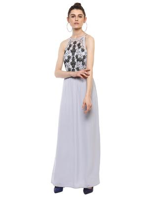 sheer back panel embellished maxi dress - 15486320 - Standard Image - 4