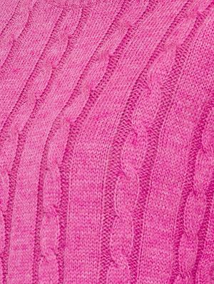 cable knit woolen pullover - 15486629 - Standard Image - 4
