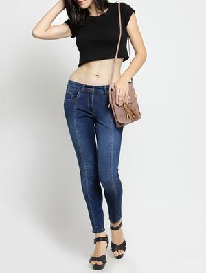 embellished stone washed jeans - 15486865 - Standard Image - 4