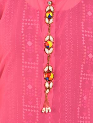 Layered embellished kurta - 15486871 - Standard Image - 4