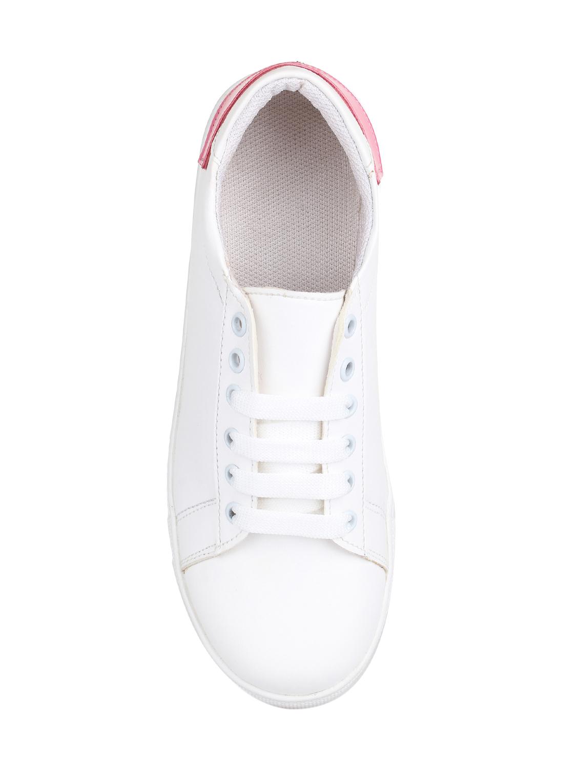white lace-up sneakers - 15489452 - Zoom Image - 4