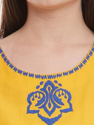 A-line block print kurti - 15490685 - Standard Image - 4