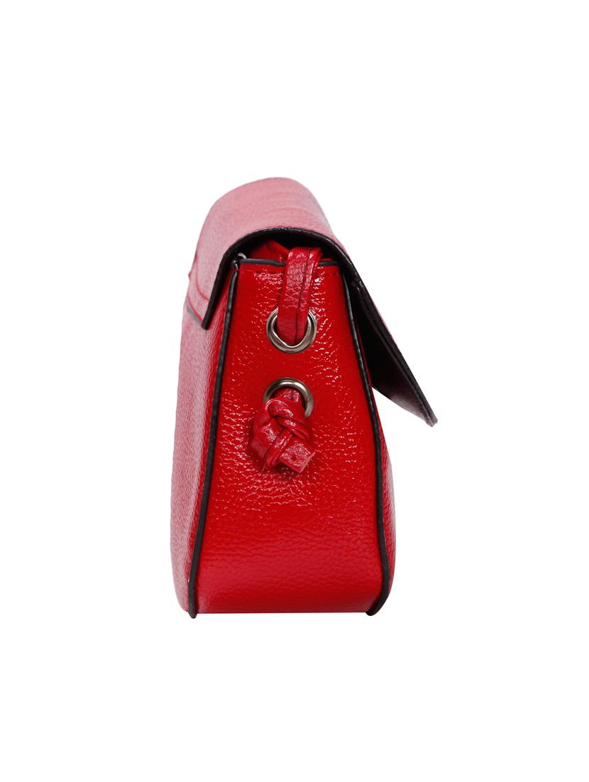 red leatherette (pu) regular sling bag - 15491081 - Zoom Image - 4