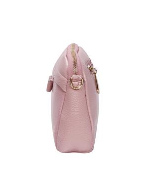 pink leatherette (pu) regular sling bag - 15491138 - Standard Image - 4