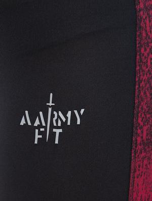 high waist printed track pant - 15491276 - Standard Image - 4