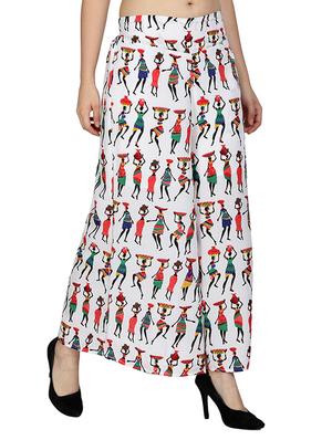 set of 2 printed flared palazzo - 15492103 - Standard Image - 4