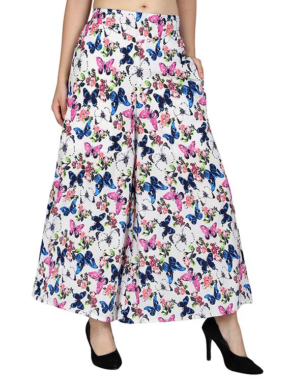 set of 2 printed flared palazzo - 15492106 - Zoom Image - 4