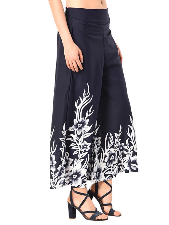 set of 2 printed flared palazzo - 15492111 - Zoom Image - 4