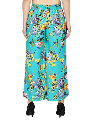 set of 2 floral flared palazzo - 15492116 - Standard Image - 10