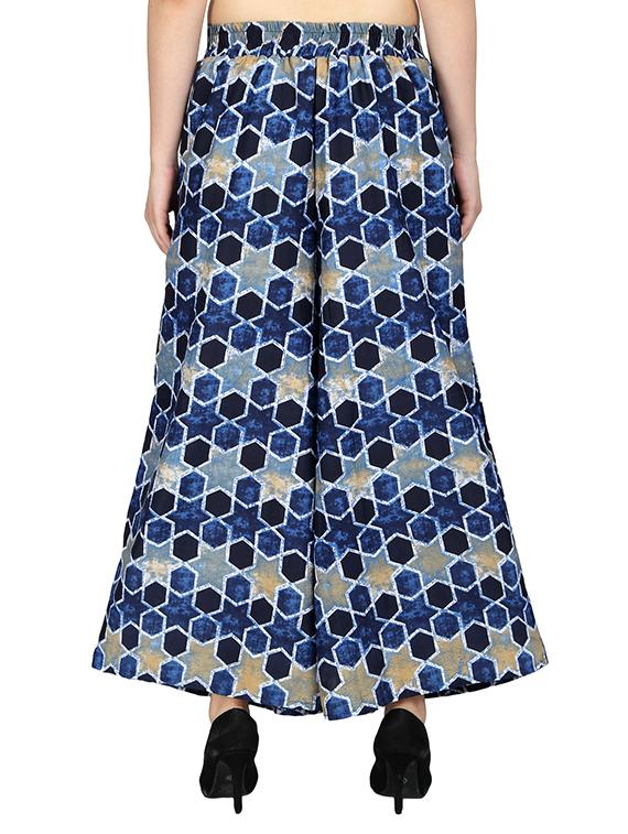 set of 2 printed flared palazzo - 15492118 - Zoom Image - 10