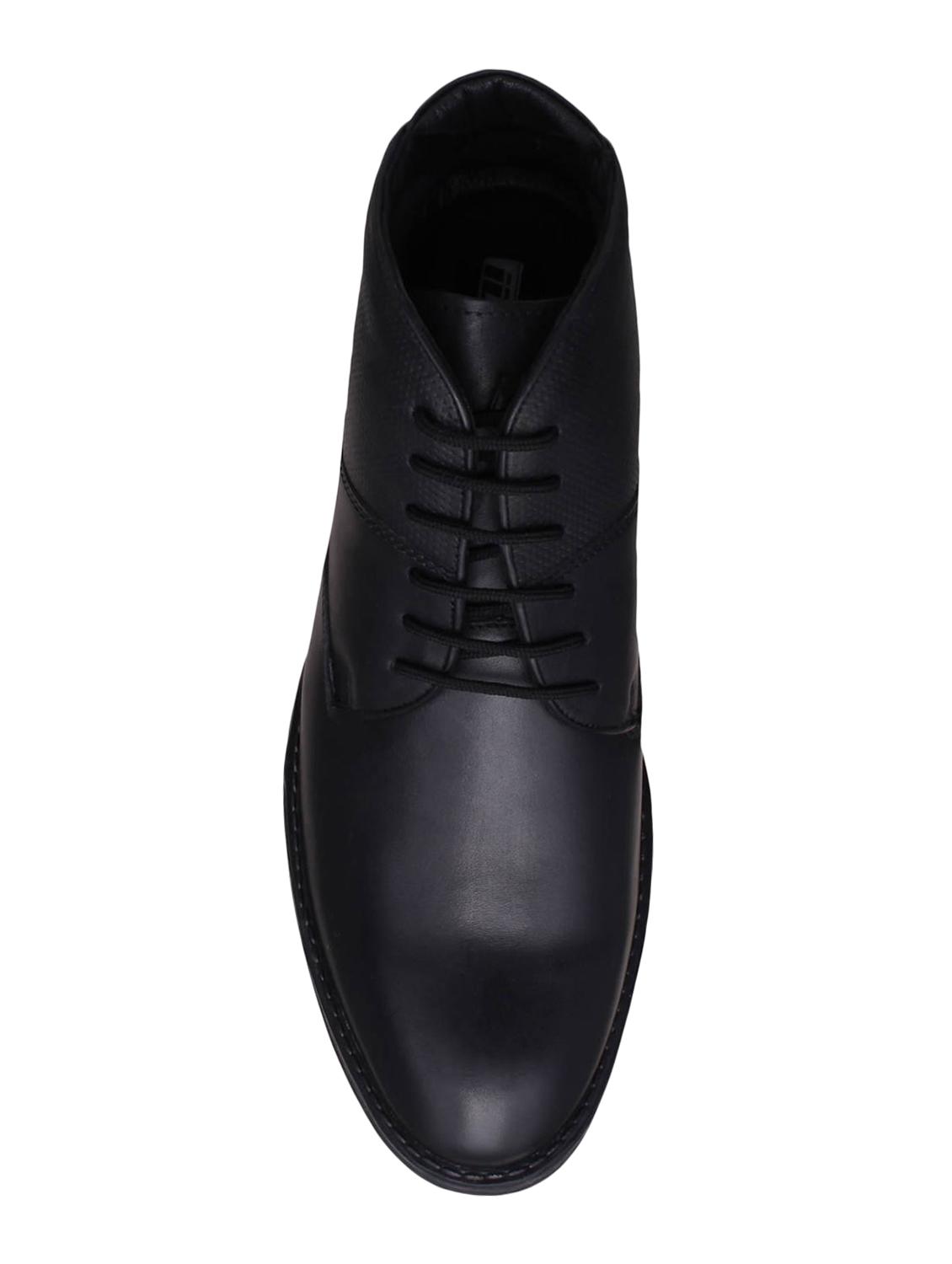 black Leather low ankle derby - 15492612 - Zoom Image - 4