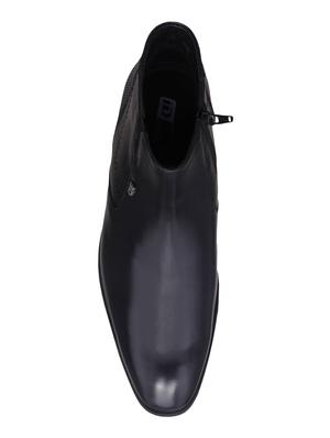 black Leather slip on boots - 15492618 - Standard Image - 4