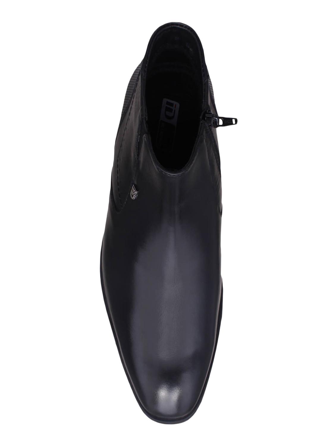black Leather slip on boots - 15492618 - Zoom Image - 4