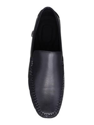 black Leather office wear loafers - 15492652 - Standard Image - 4