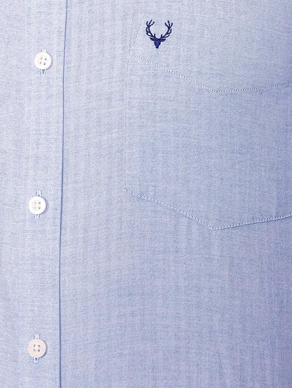 blue cotton casual shirt - 15493494 - Zoom Image - 4
