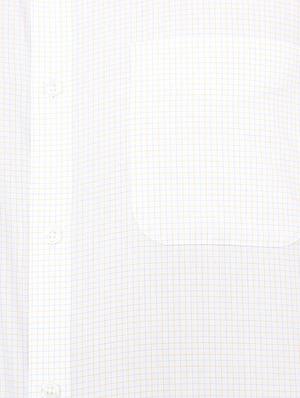 white cotton blend formal shirt - 15493498 - Standard Image - 4