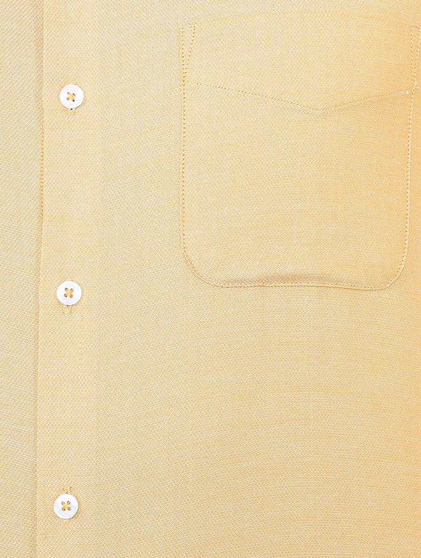 orange cotton blend formal shirt - 15493499 - Zoom Image - 4