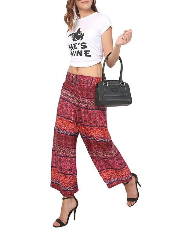 mid waist straight palazzo - 15493813 - Zoom Image - 4