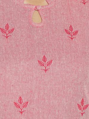 Tunic look bell sleeves kurta - 15494269 - Standard Image - 4