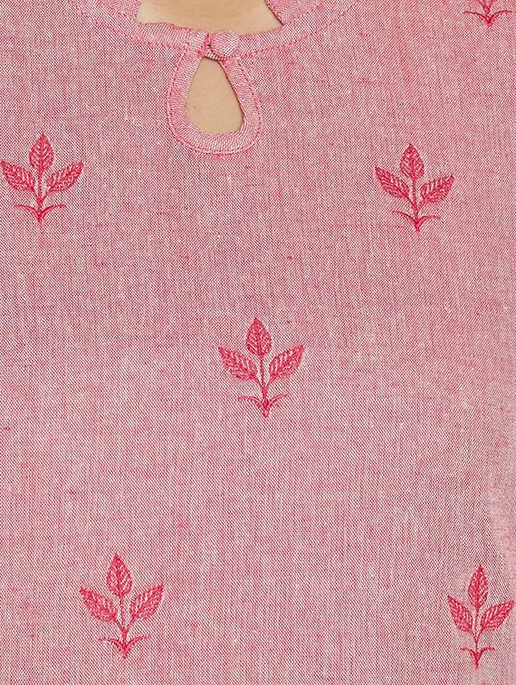 Tunic look bell sleeves kurta - 15494269 - Zoom Image - 4