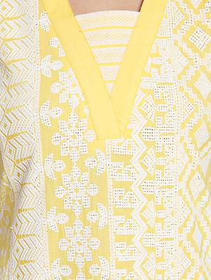 Embroidered double slit straight kurta - 15494768 - Standard Image - 4