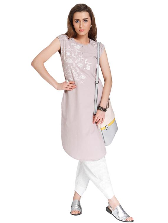 Straight printed kurta - 15494852 - Zoom Image - 4