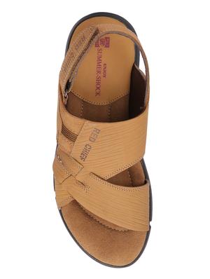 red chief brown Leather back strap sandals - 15495211 - Standard Image - 4