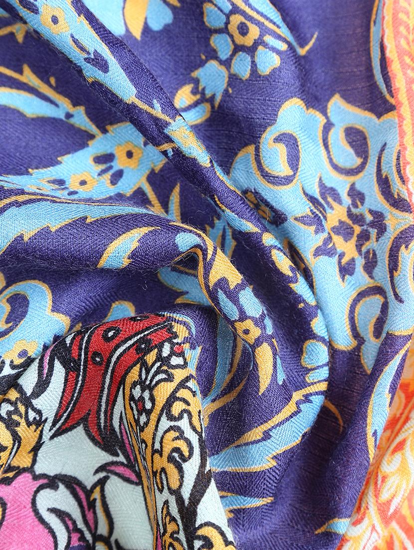 yellow wool stole - 15495407 - Zoom Image - 4