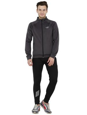 grey cotton casual jacket - 15495537 - Standard Image - 4