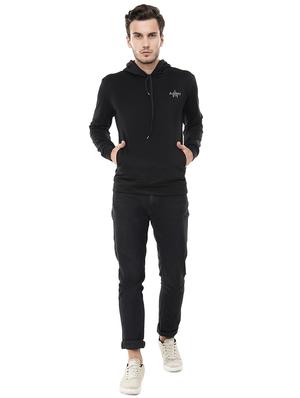 black fleece sweatshirt - 15495540 - Standard Image - 4
