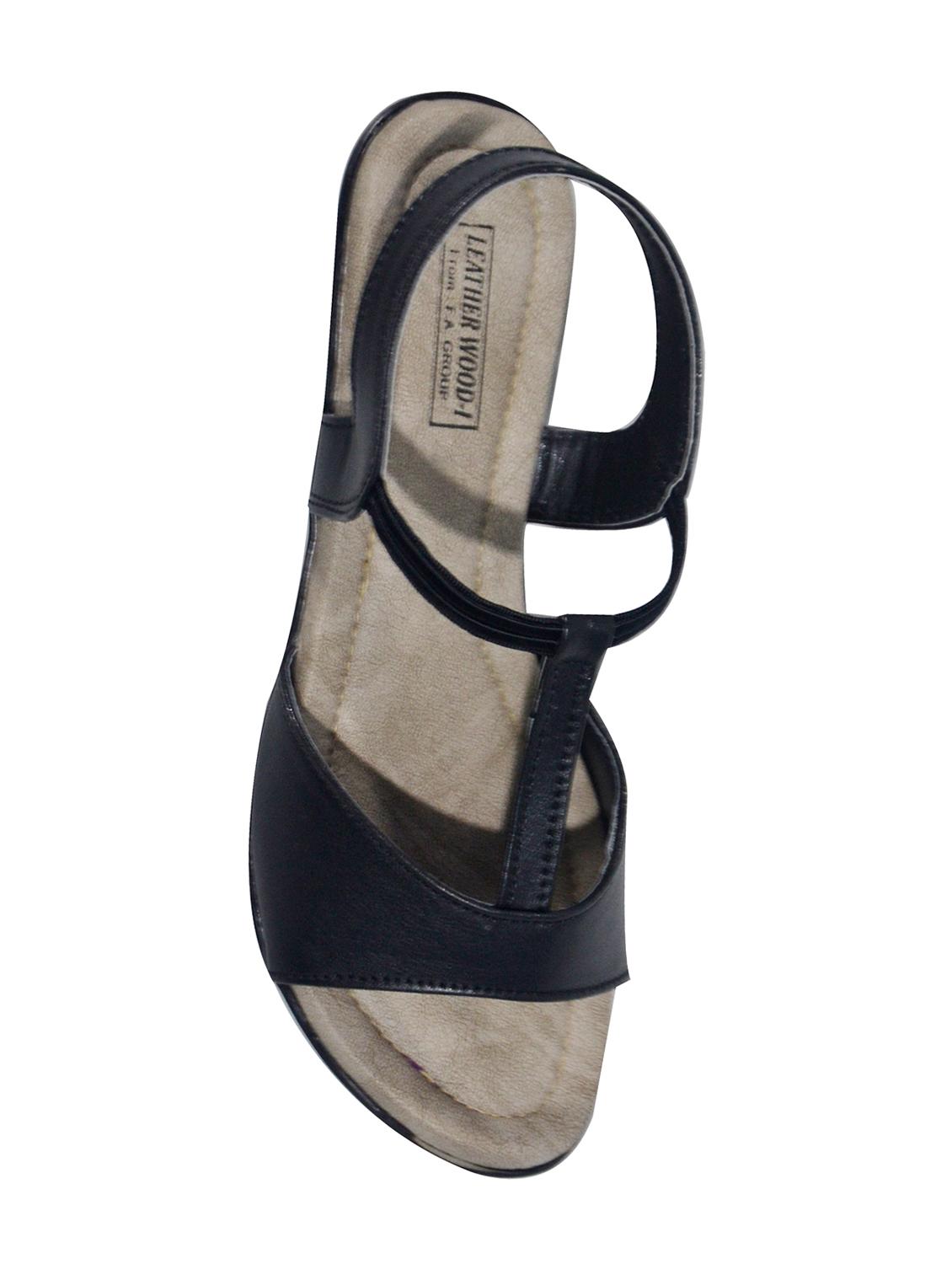 black back strap sandals - 15495674 - Zoom Image - 4