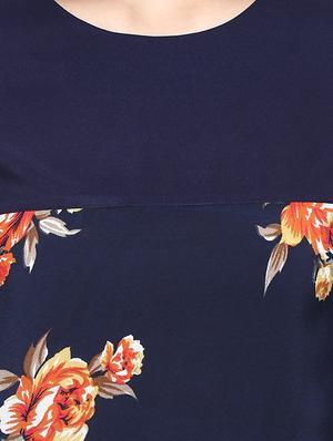 Floral straight kurta - 15495783 - Standard Image - 4