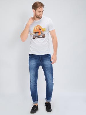 blue denim washed jeans - 15496161 - Standard Image - 4