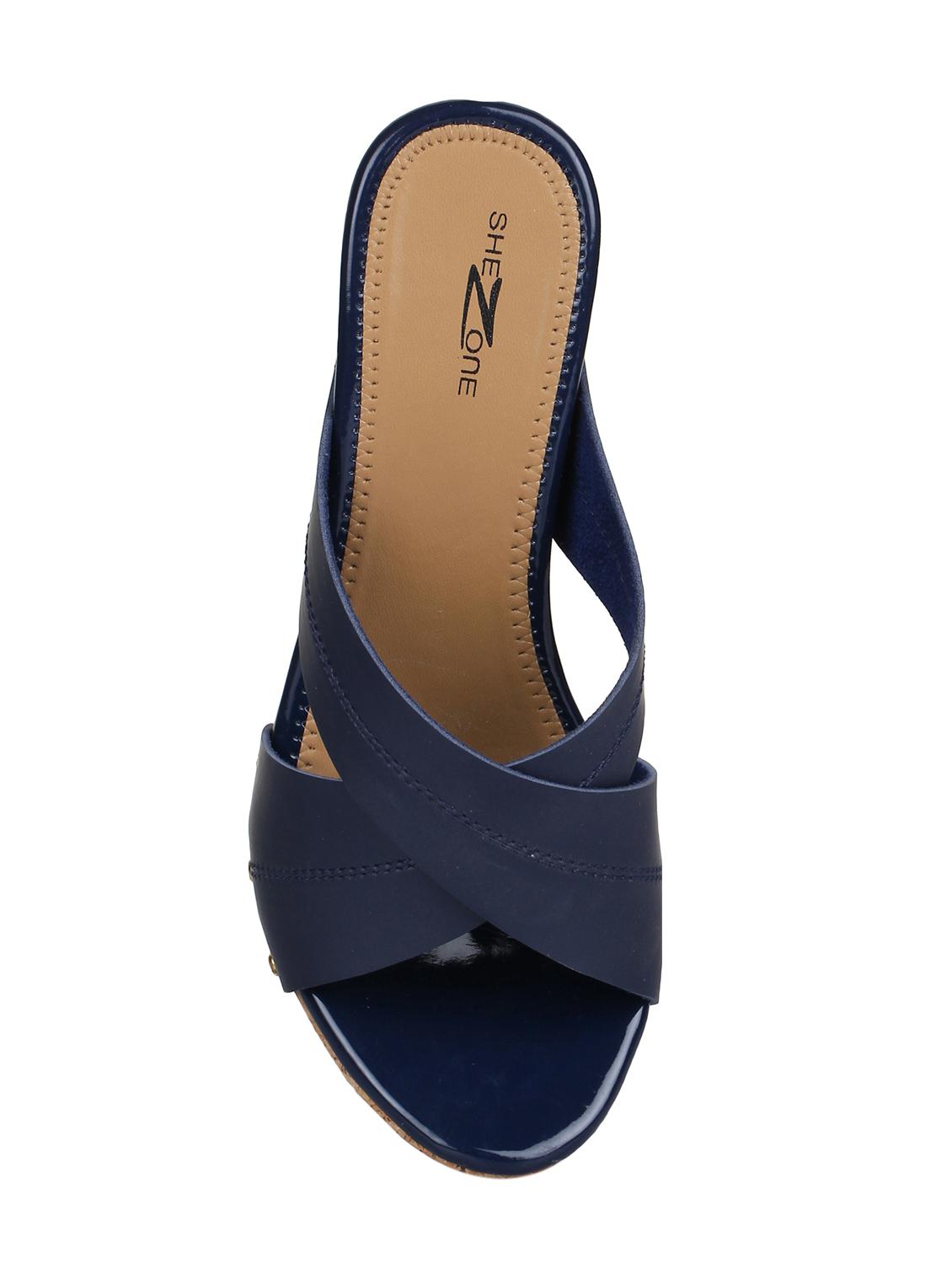 blue platforms wedges - 15496554 - Zoom Image - 4