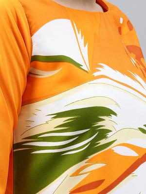 Digital print straight kurta - 15496801 - Standard Image - 4