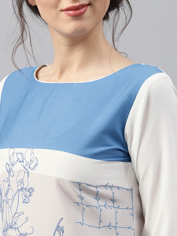 Printed straight kurta - 15496816 - Zoom Image - 4