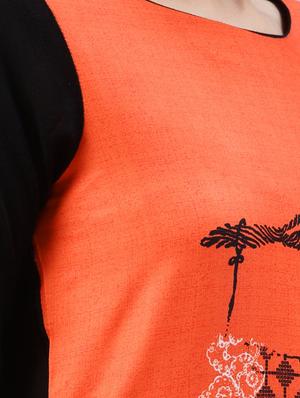 Printed straight kurta - 15496830 - Standard Image - 4