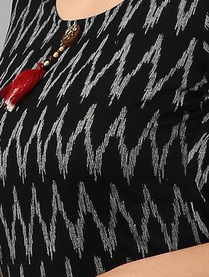 chevron straight kurta - 15497440 - Standard Image - 4
