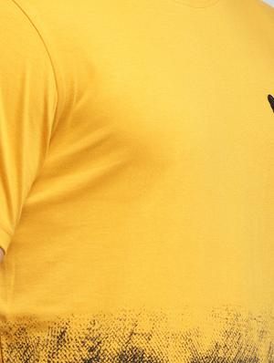 yellow cotton all over print t-shirt - 15497608 - Standard Image - 4