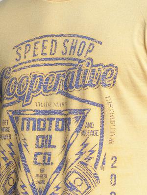 yellow cotton all over print t-shirt - 15497624 - Standard Image - 4