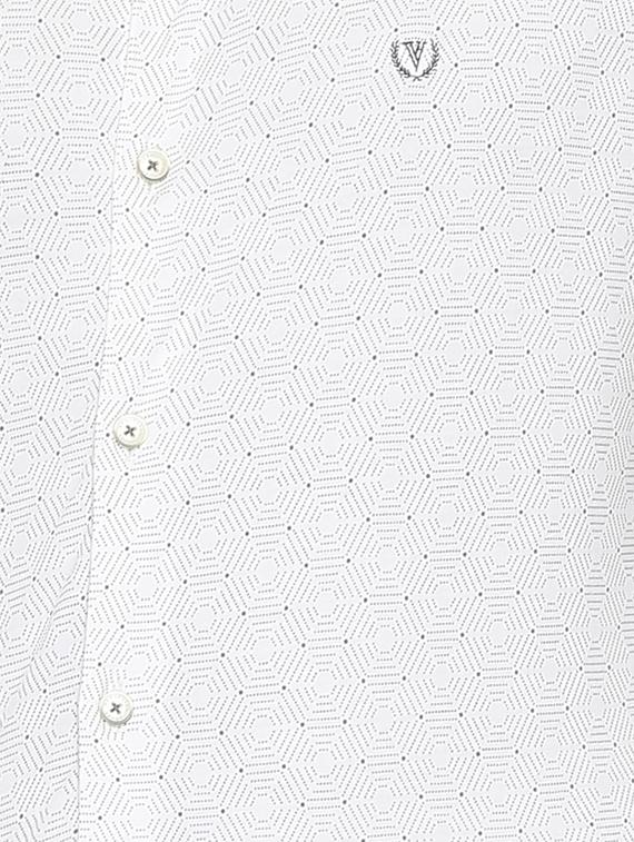 white cotton casual shirt - 15497740 - Zoom Image - 4