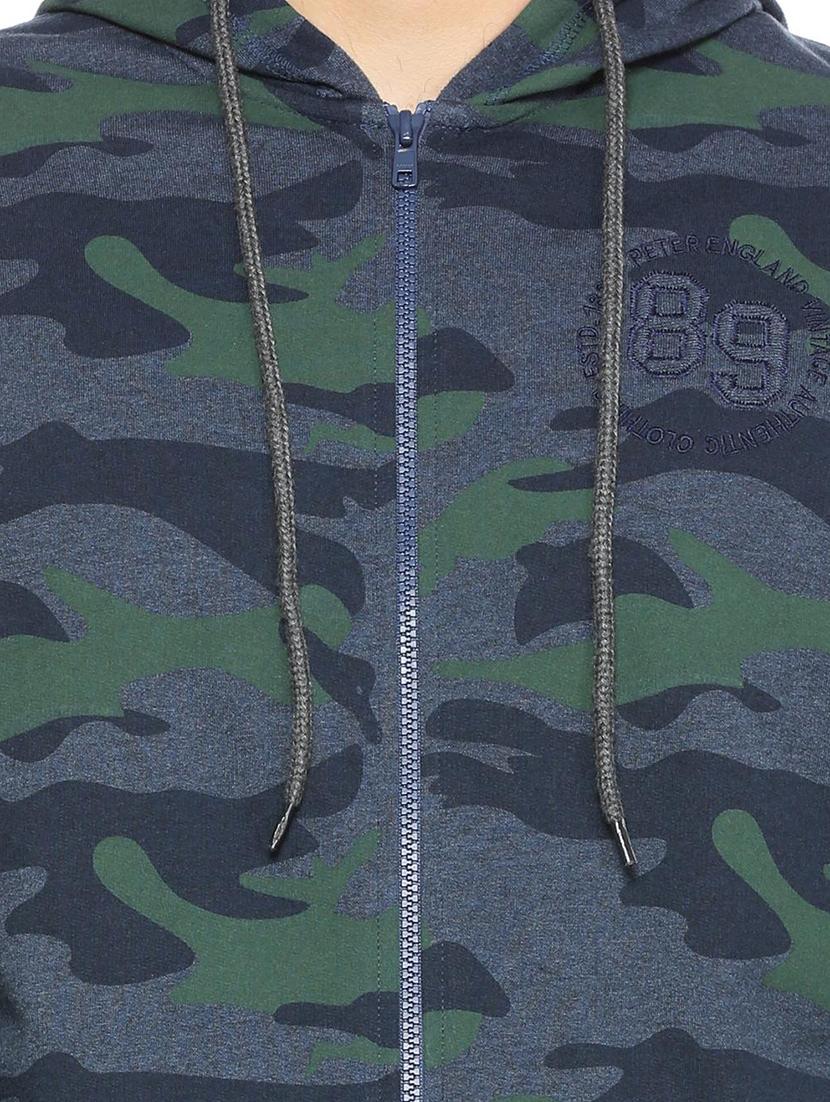 blue cotton all over print sweatshirt - 15497759 - Zoom Image - 4