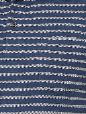 navy blue cotton blend pocket t-shirt - 15497762 - Standard Image - 4