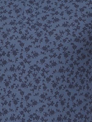 navy blue cotton polo t-shirt - 15497779 - Standard Image - 4