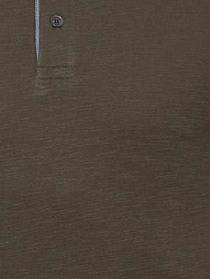 brown cotton polo t-shirt - 15497780 - Standard Image - 4